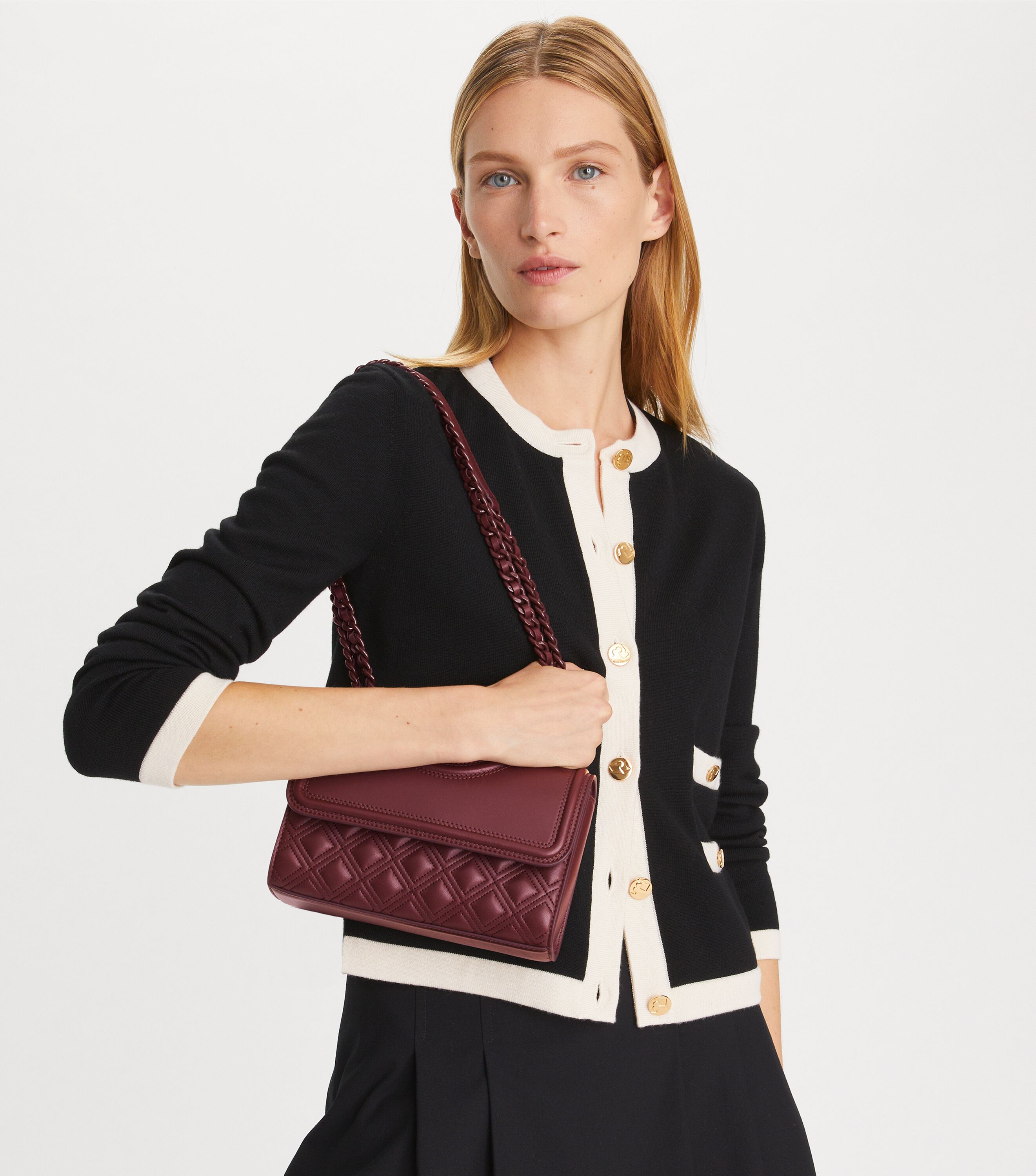 Tory burch large best sale fleming convertible shoulder bag