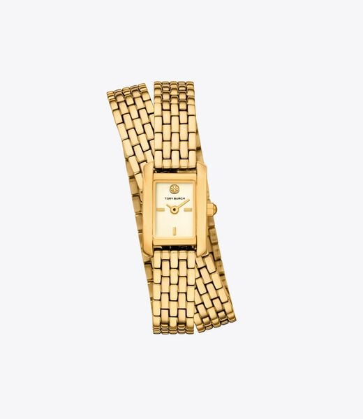 tory burch mini eleanor double wrap watch