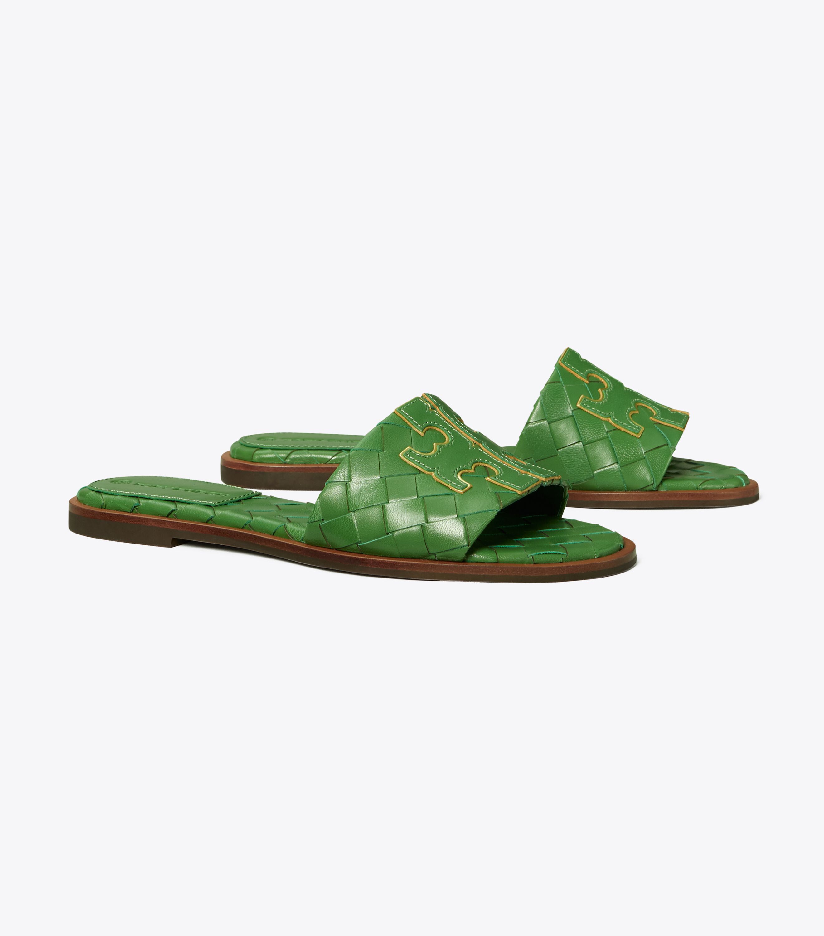 Ines woven slide cheap