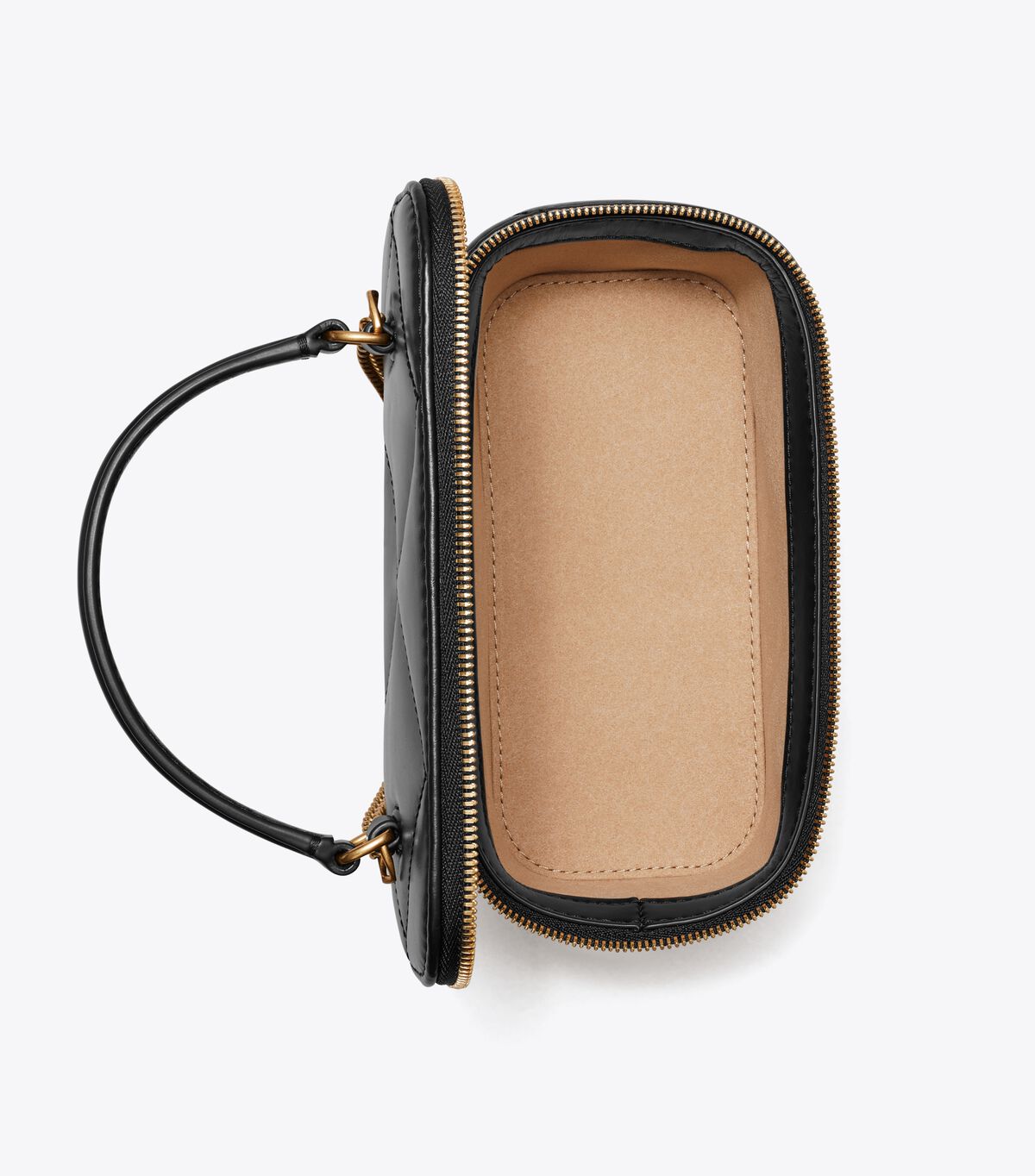 tory burch حقيبة مستحضرات التجميل كيرا دايموند كويلت