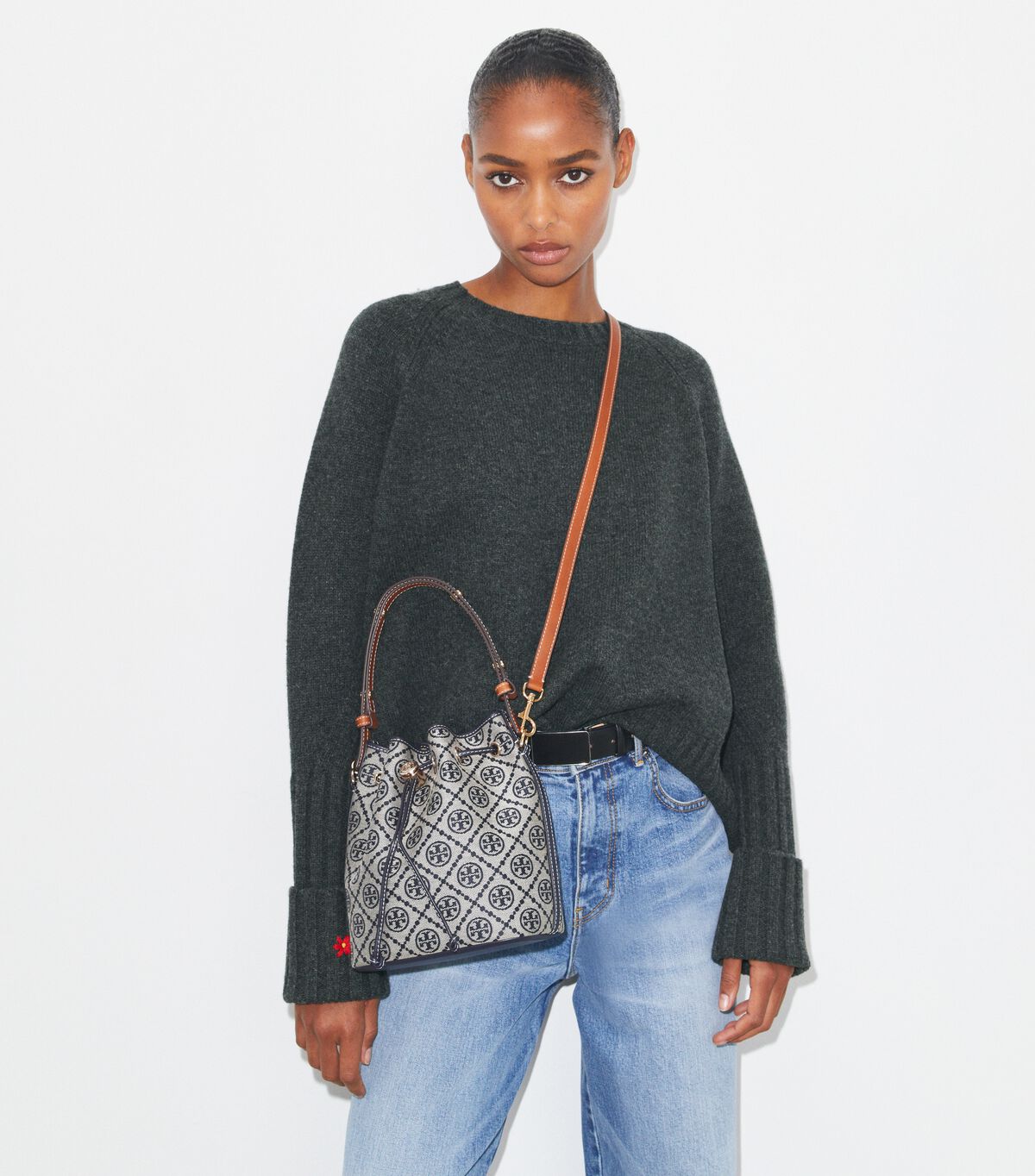 T Monogram Bucket Bag tory burch t monogram bucket bag