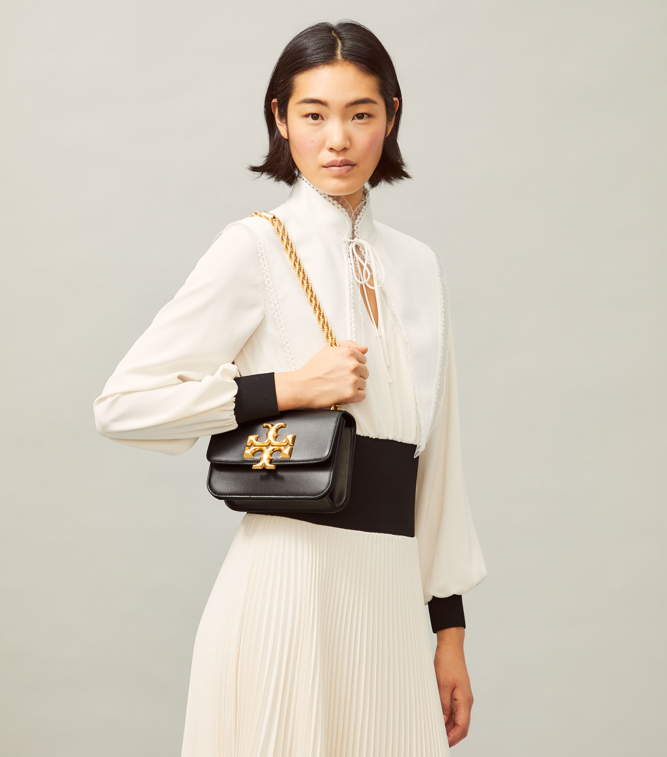 Small Eleanor Bag, Black | Tory Burch UAE Small Eleanor Bag, Black | Tory Burch UAE