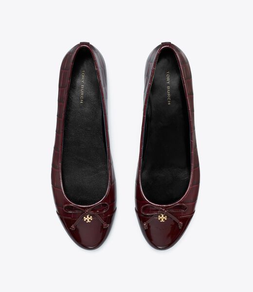 tory burch cap toe ballet