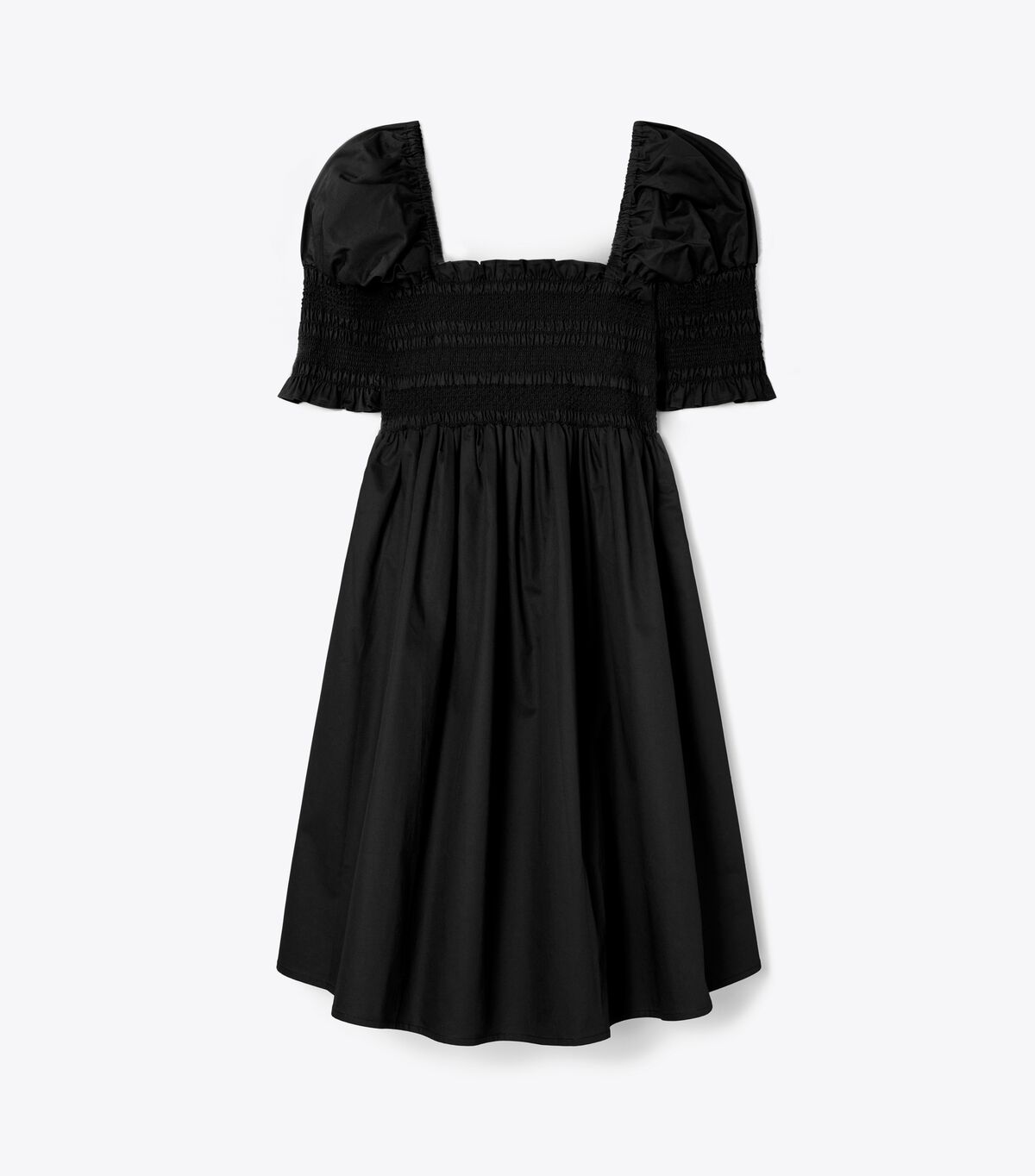 Smocked Cotton Mini Dress