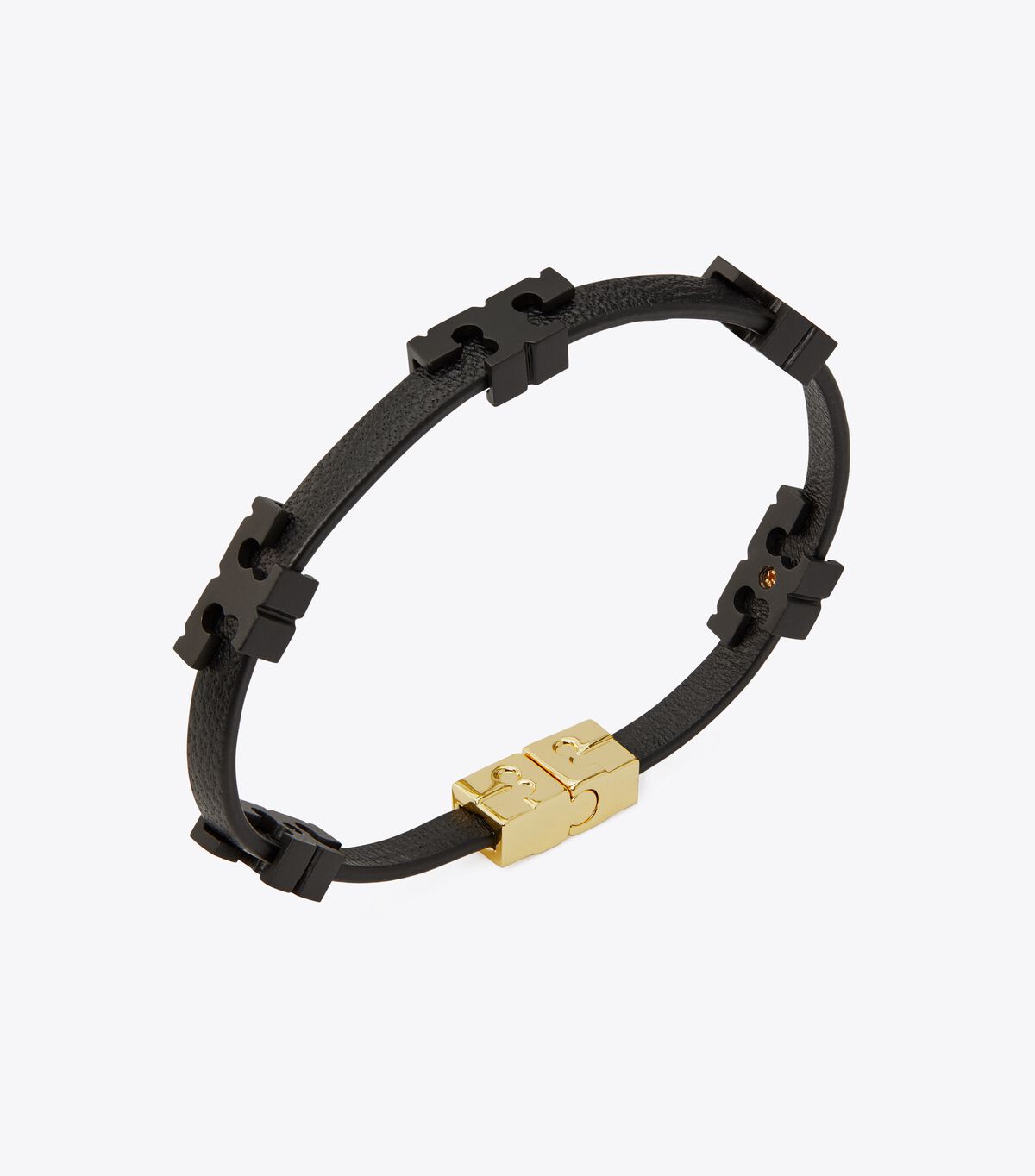 tory burch serif t stackable powder coated bracelet