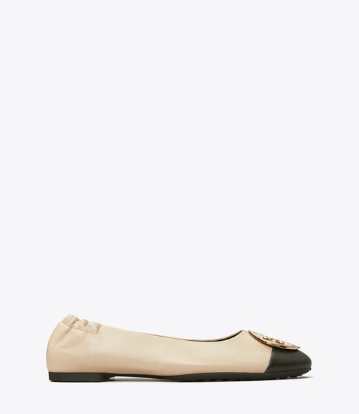 tory burch claire cap toe ballet