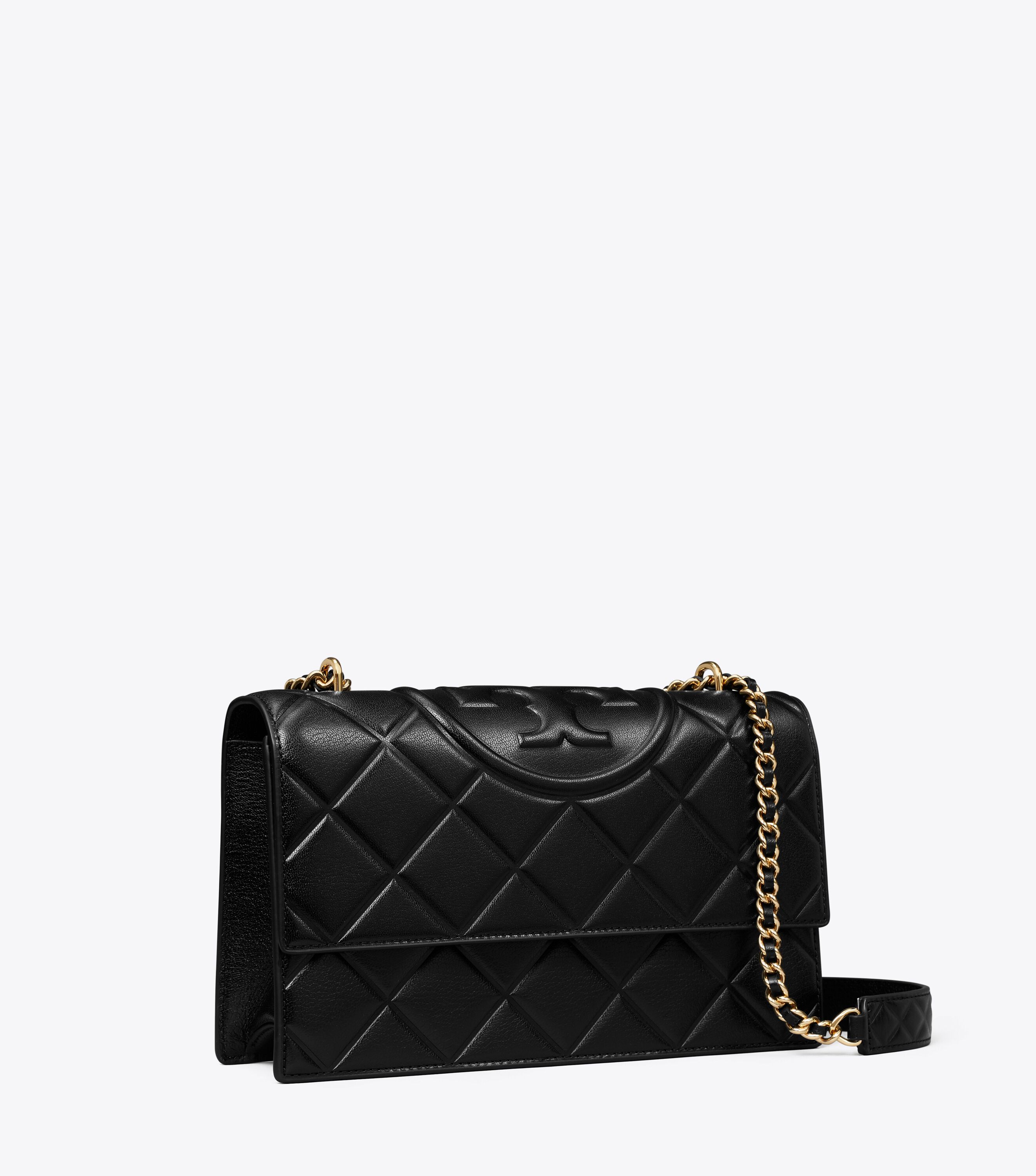 Tory burch fleming distressed flap shoulder bag discount