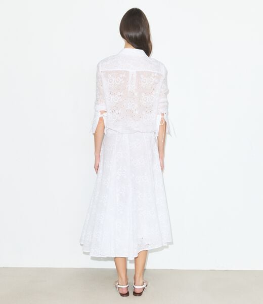 Cotton Eyelet Blouse tory burch cotton eyelet blouse