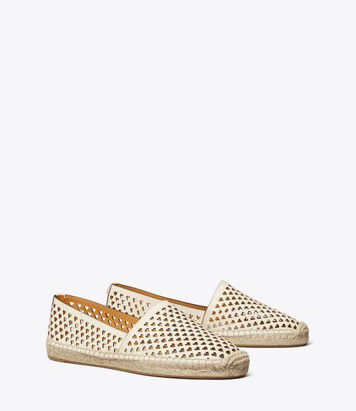 Heart-Patterned Espadrille