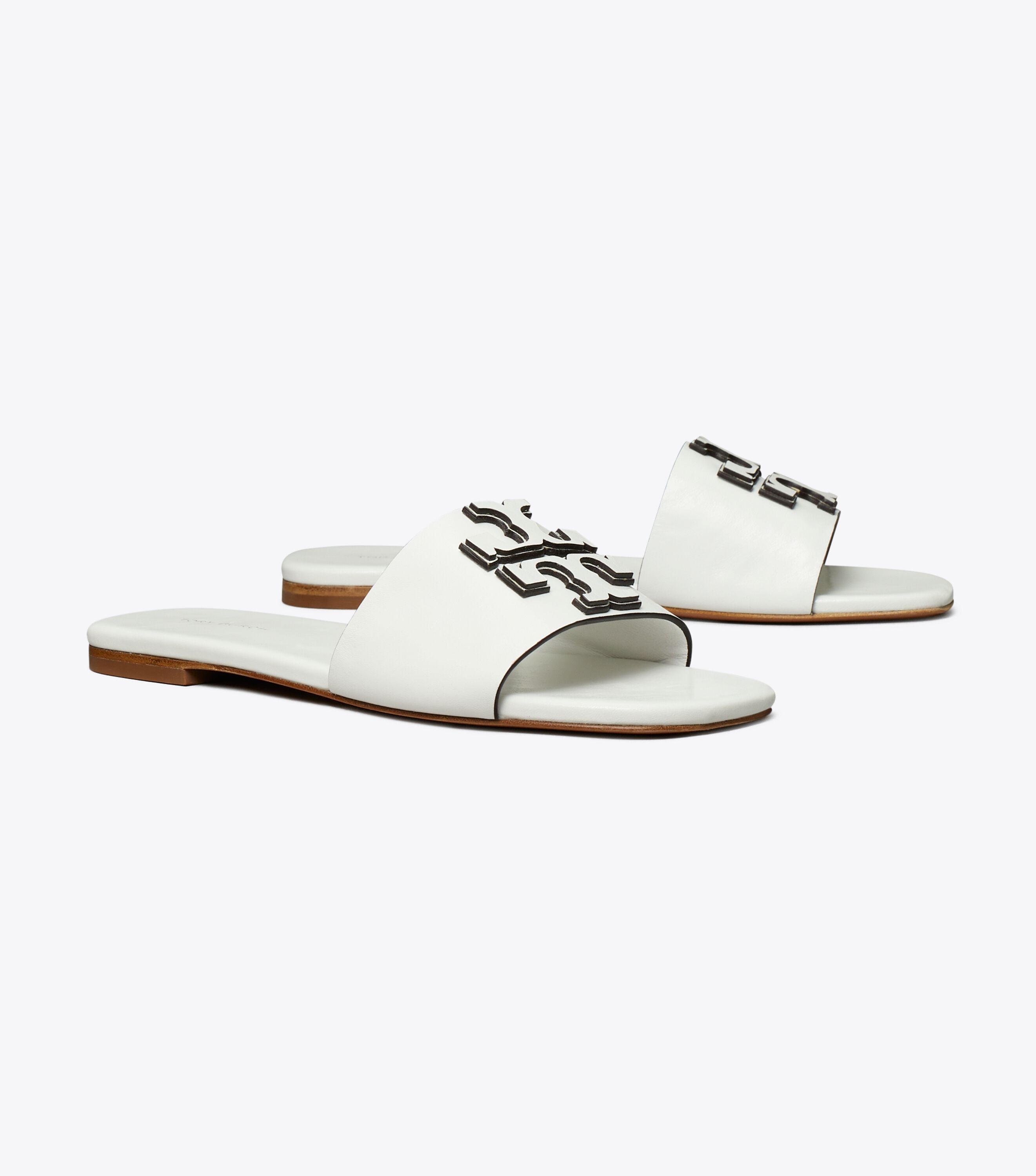 Tory burch ines flat slide sandals on sale