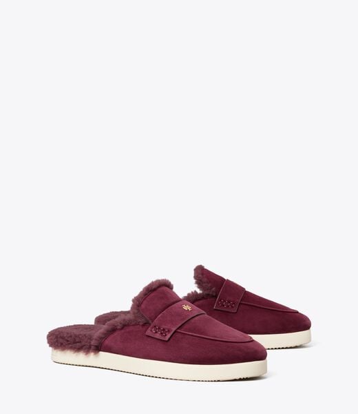 tory burch ballet sport shearling mule
