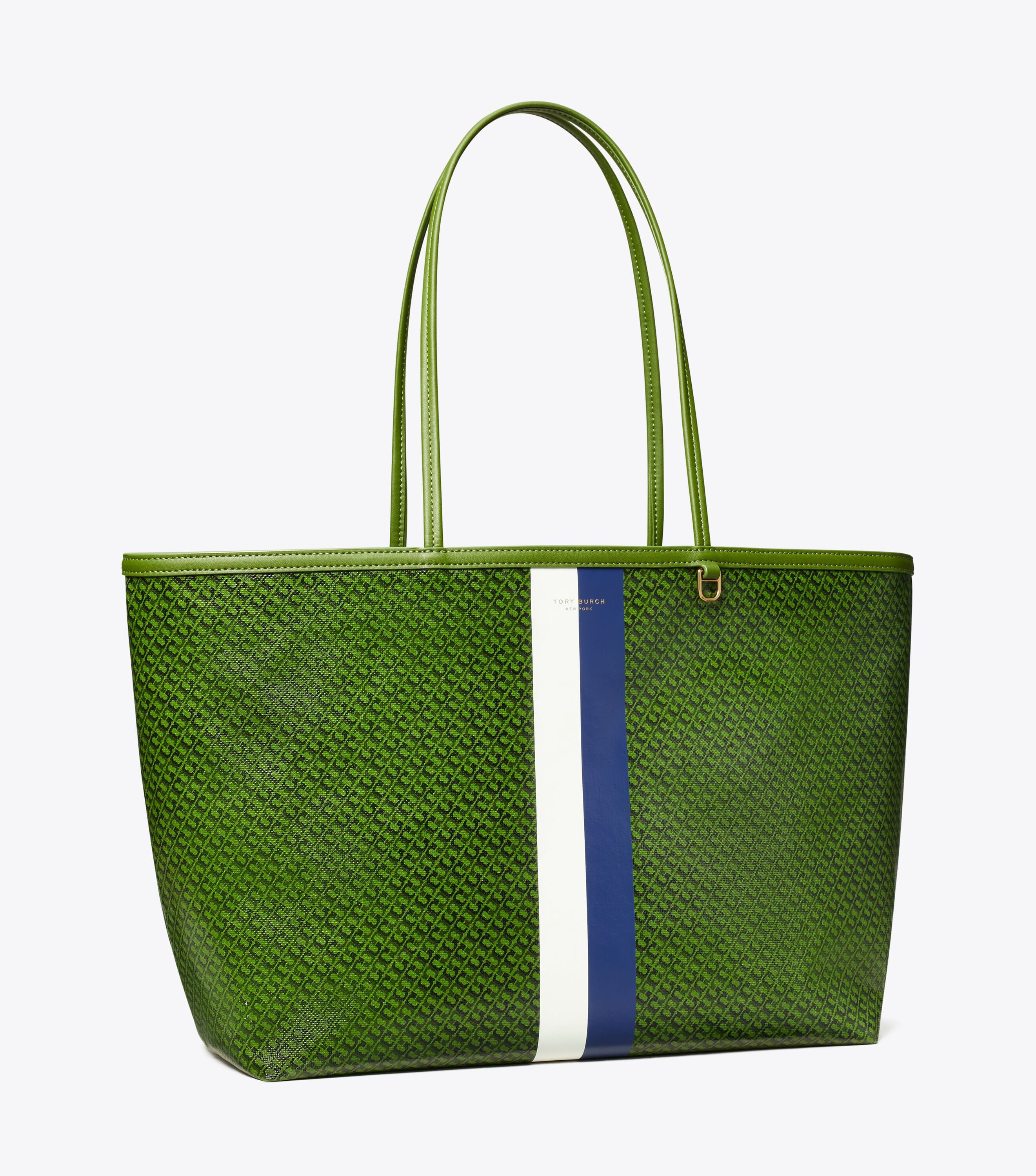 Tory Burch トートバッグ グリーン ジェミニ Racer Tote, Green Printed | Tory Burch UAE