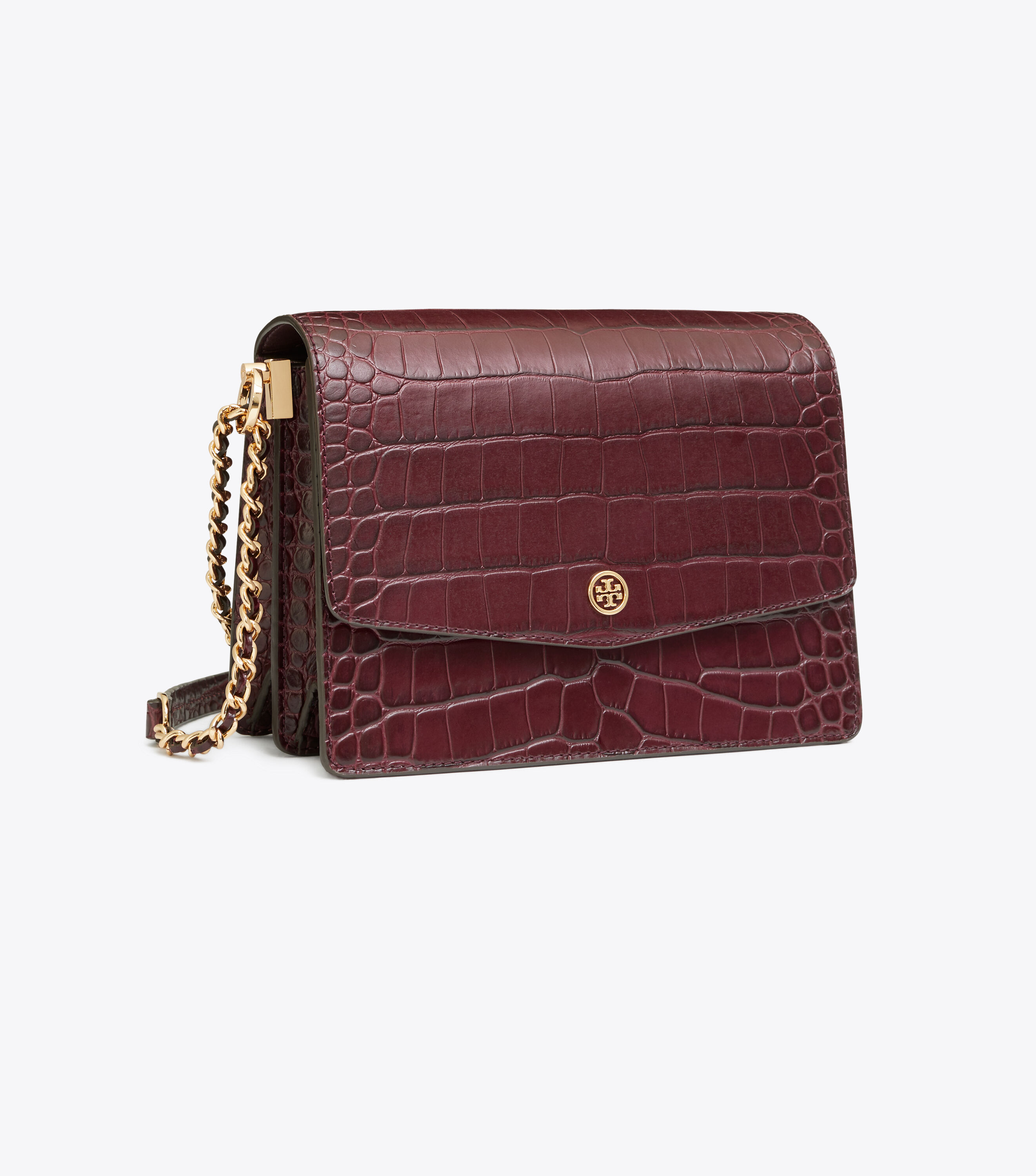 Tory burch robinson embossed shoulder bag 2025