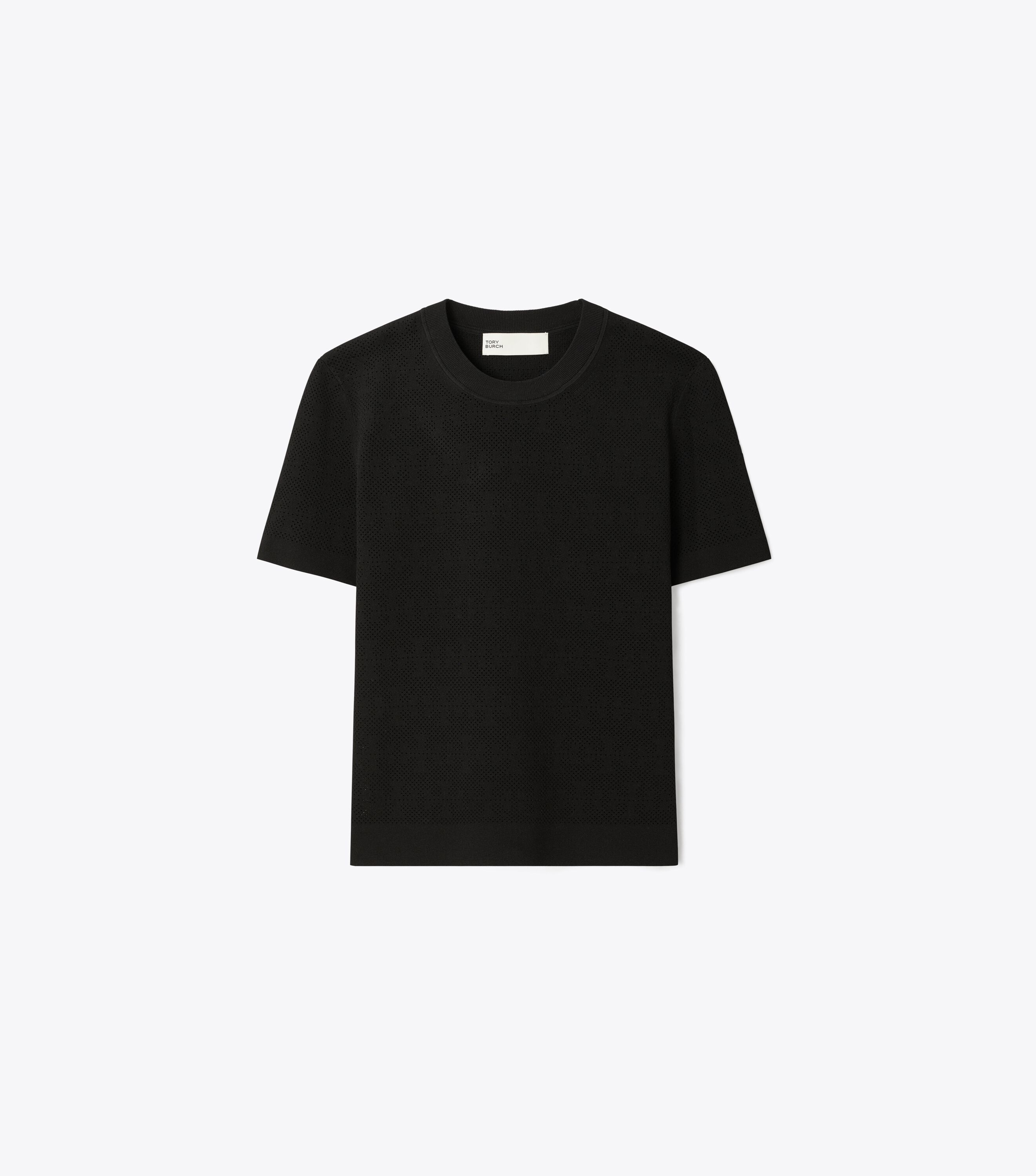 Tシャツ・カットソー TORY BURCH Black Viscose Blend Cardigan Tory Burch Black Viscose Blend Sweater | Lyst
