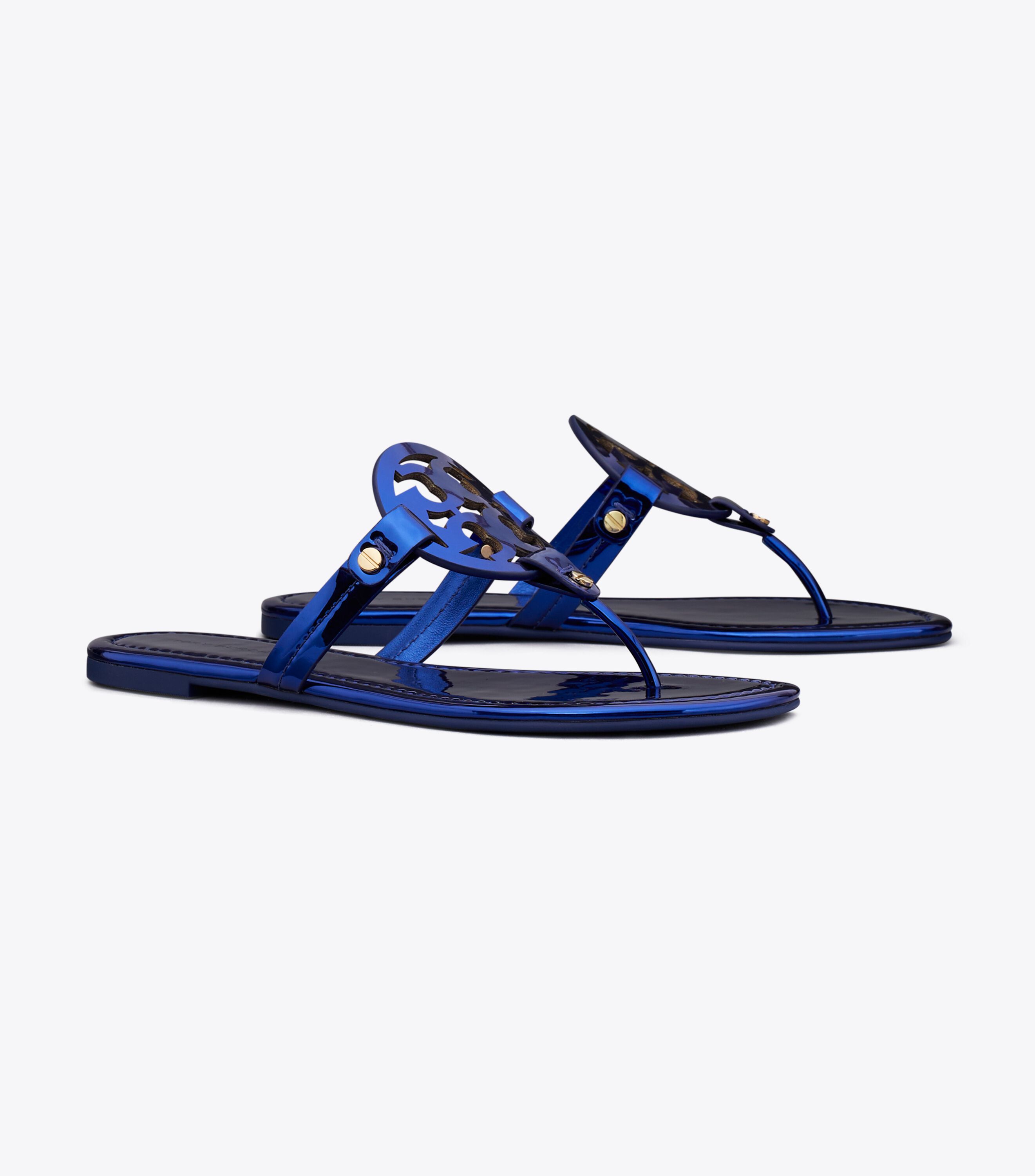 Tory burch miller metallic sandal outlet