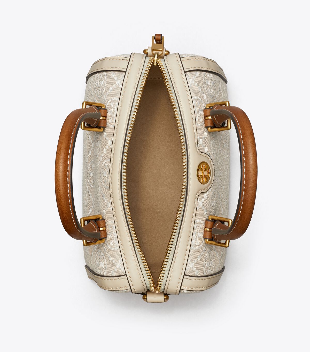tory burch petite t monogram barrel bag