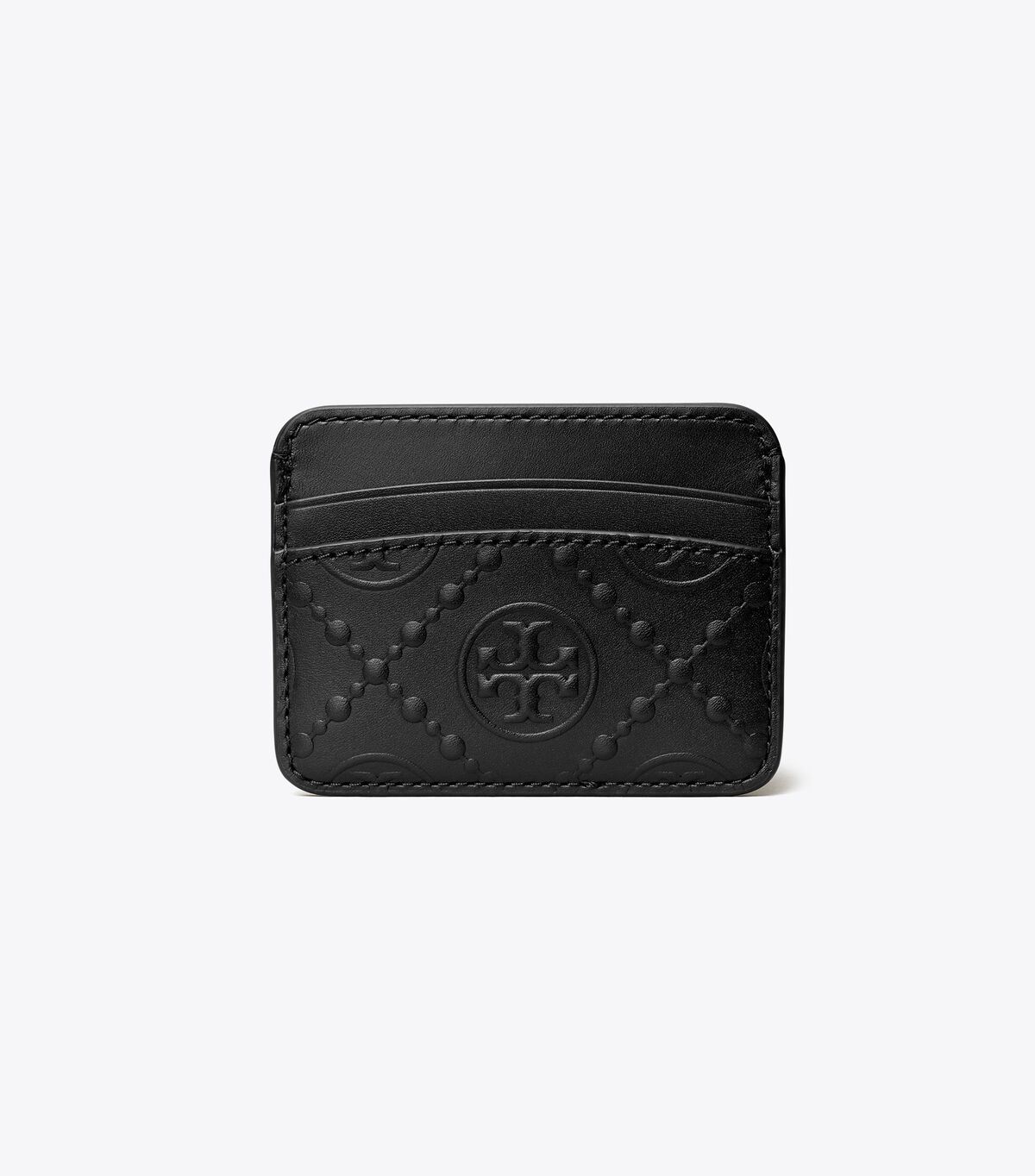 tory burch t monogram embossed card case