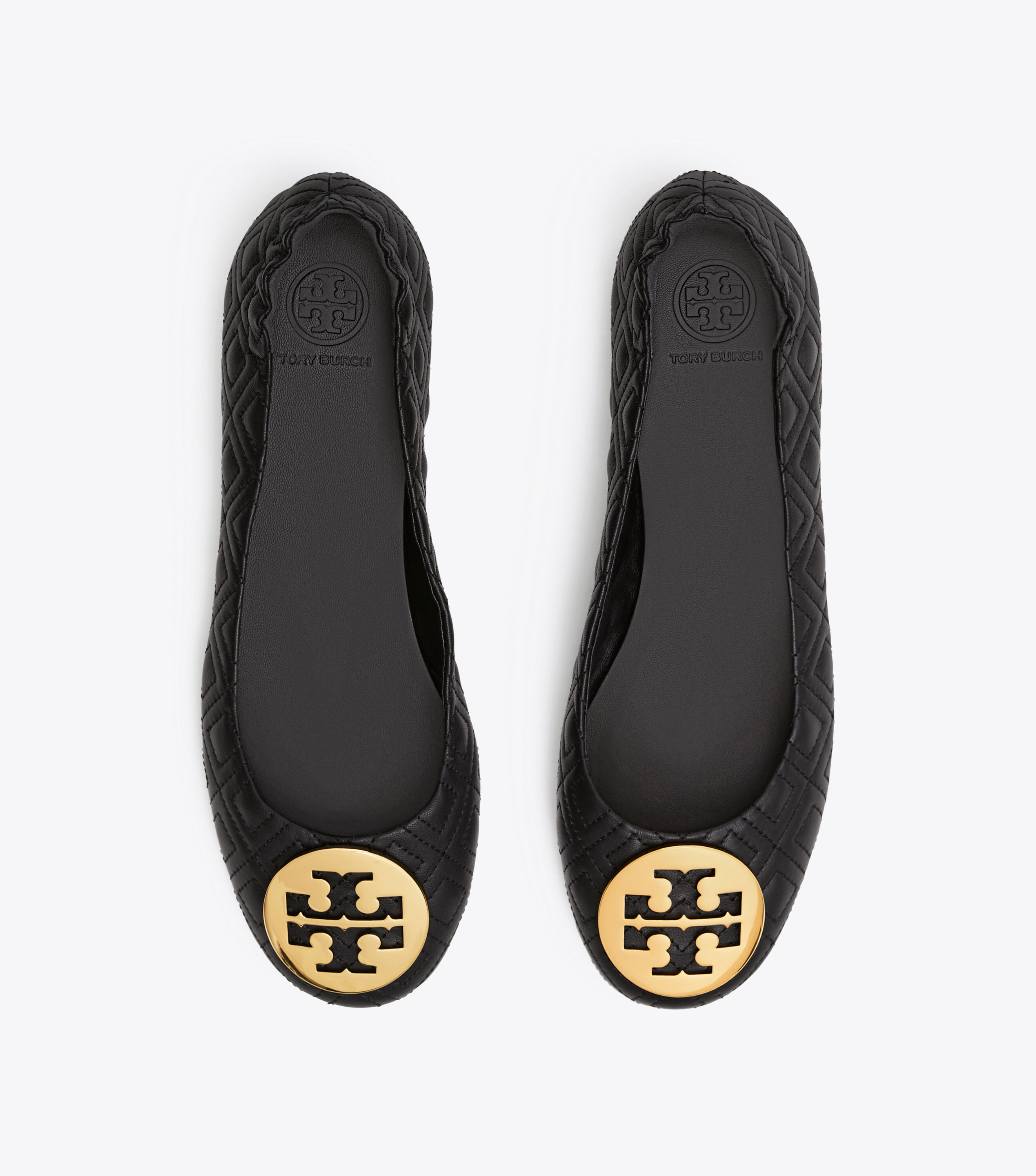 Tory burch sales quilted minnie flats
