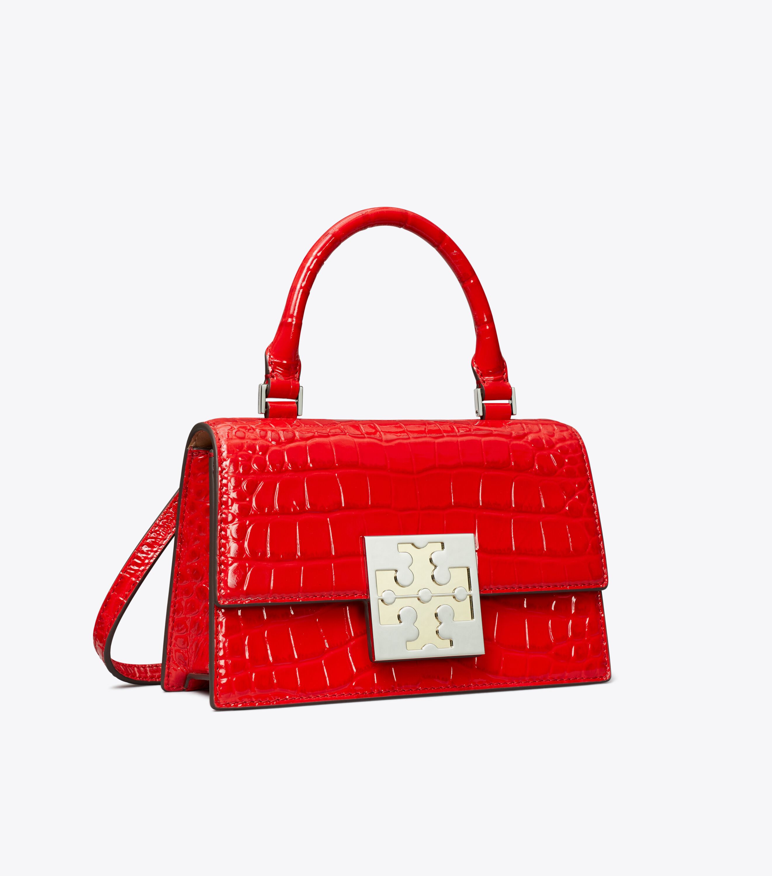 Croc embossed handbags discount