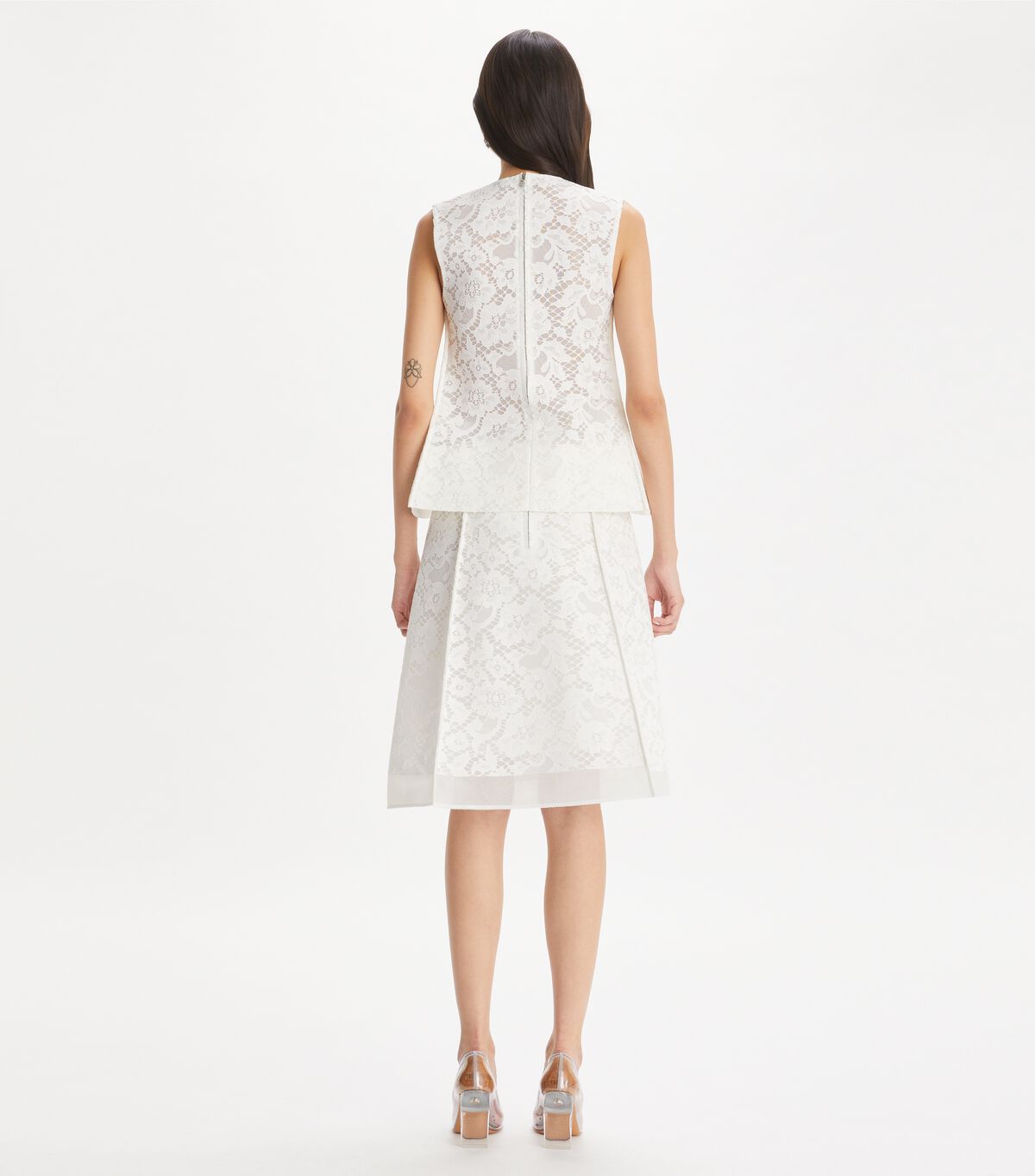 tory burch corded lace skirt
