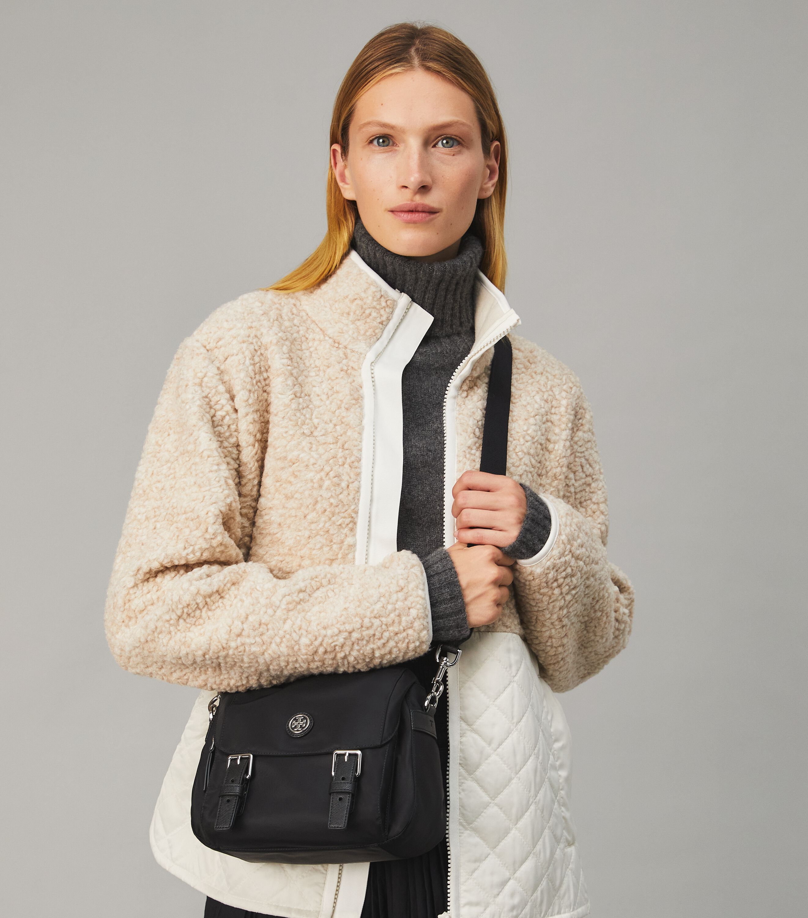 Tory burch messenger diaper hot sale bag
