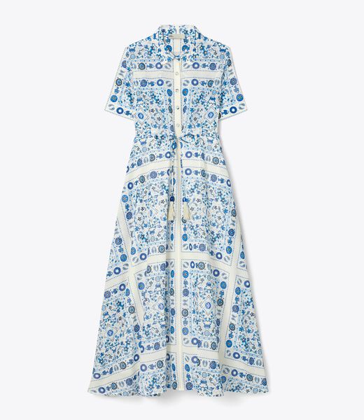Printed Cotton Shirtdress