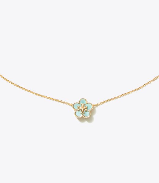 tory burch kira flower pendant