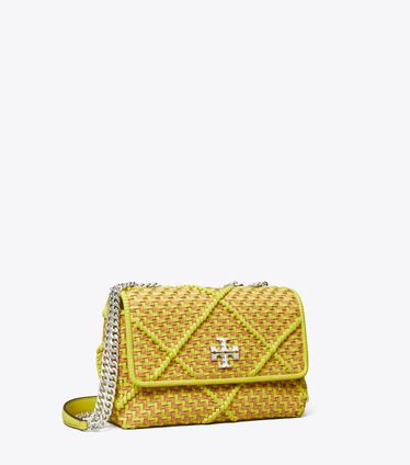 Small Kira Diamond Woven Convertible Shoulder Bag