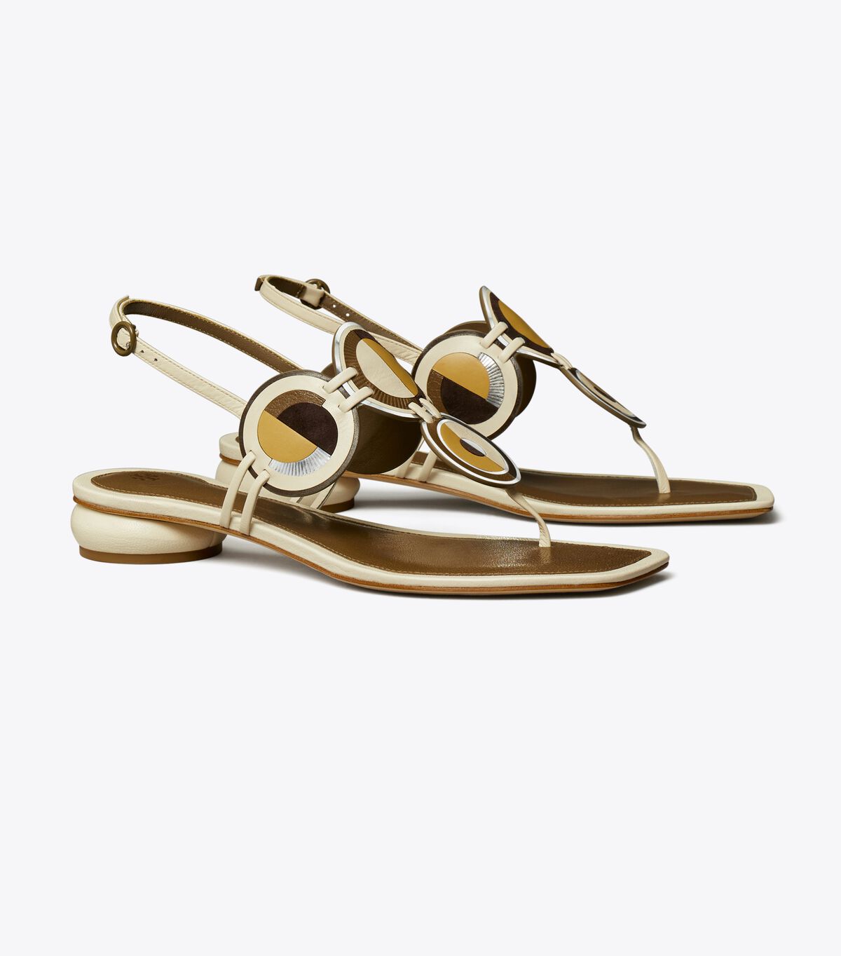 tory burch marquetry disk sandal