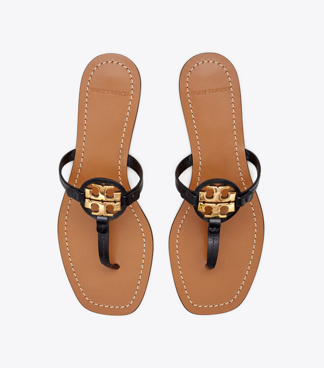 Mini Miller Leather Thong Sandal