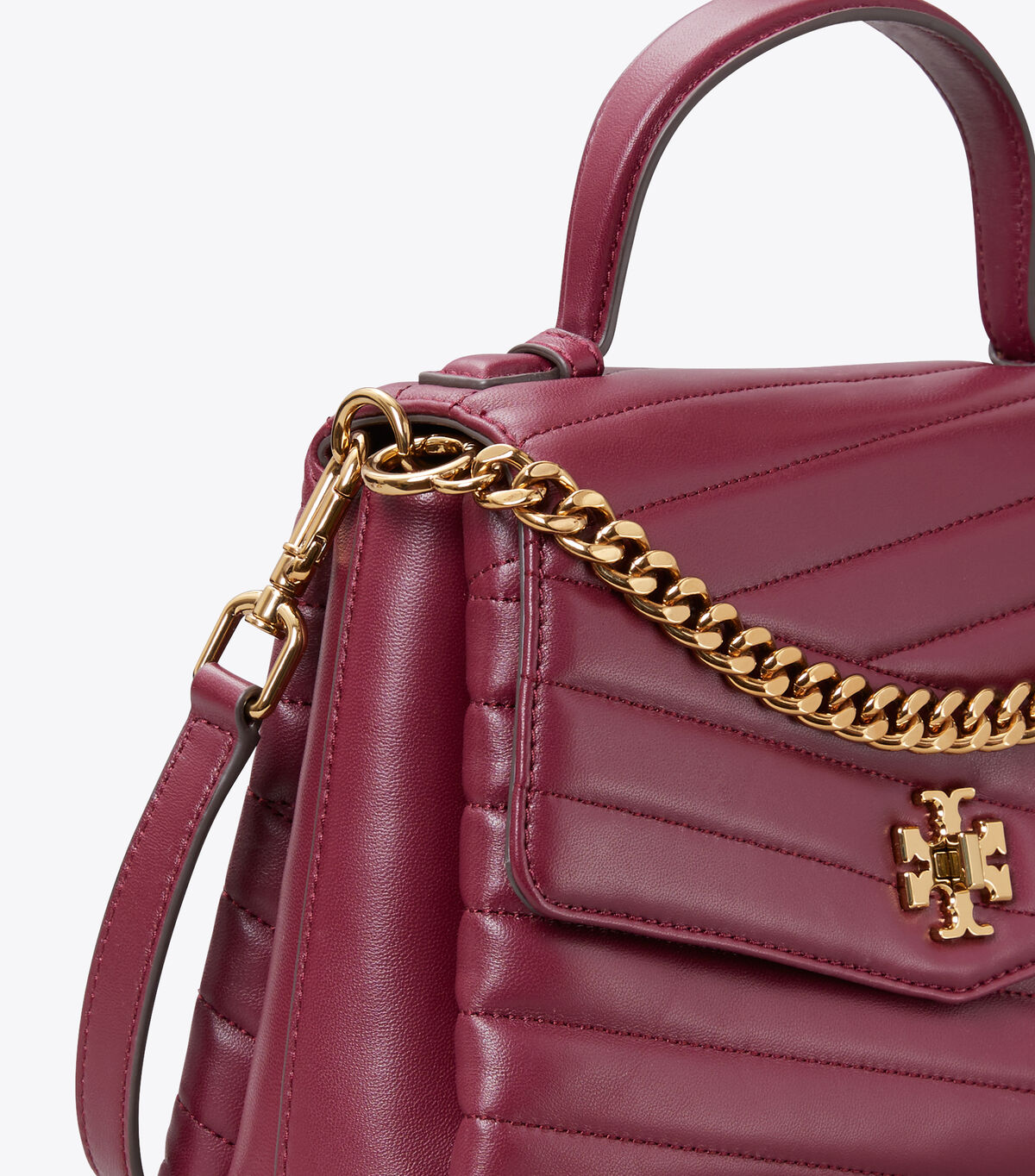 tory burch kira chevron top handle satchel
