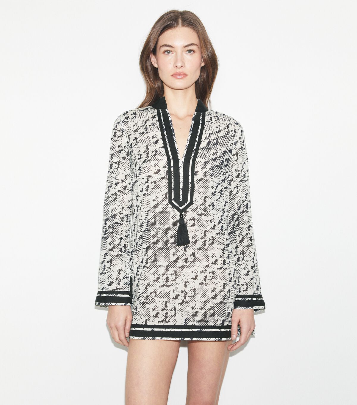 tory burch silk tory tunic