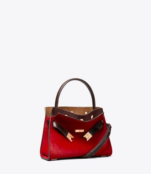 Petite Lee Radziwill Calf Hair Double Bag tory burch petite lee radziwill calf hair double bag