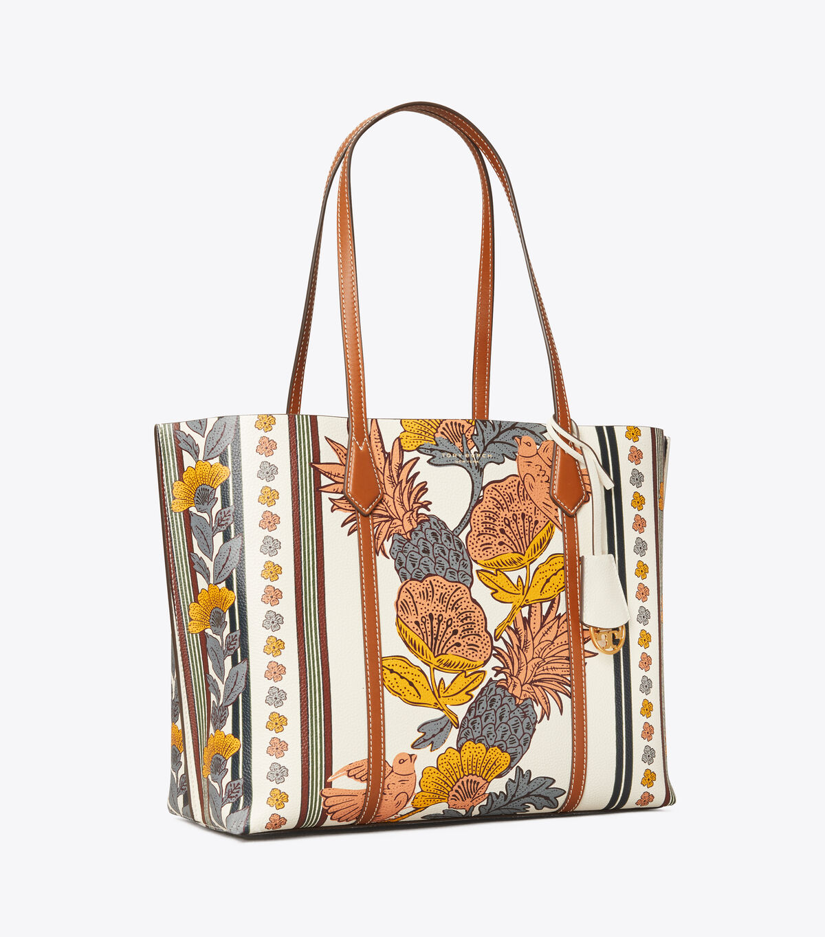 Perry Printed Triple-Compartment Tote