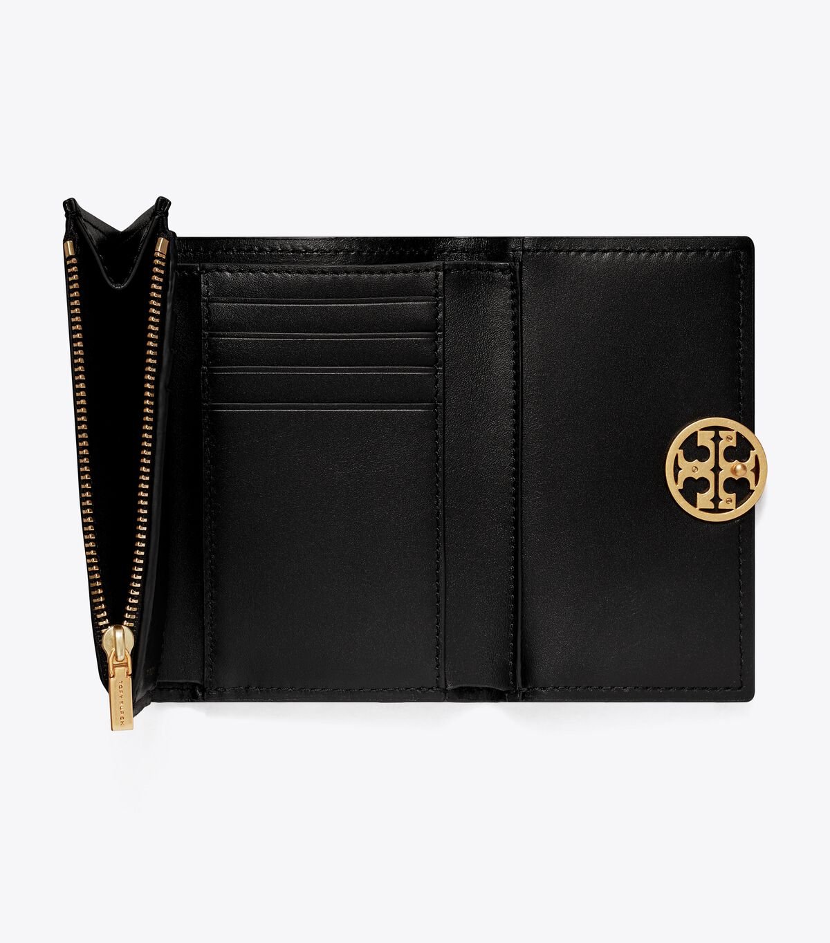 tory burch medium miller flap wallet