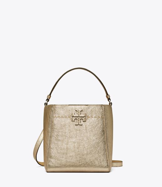 Small McGraw Metallic Bucket Bag