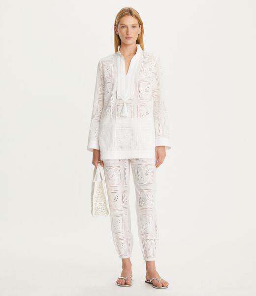 tory burch eyelet tory tunic