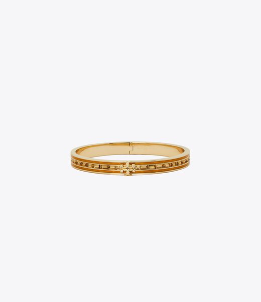 tory burch kira enamel pave bracelet 7mm