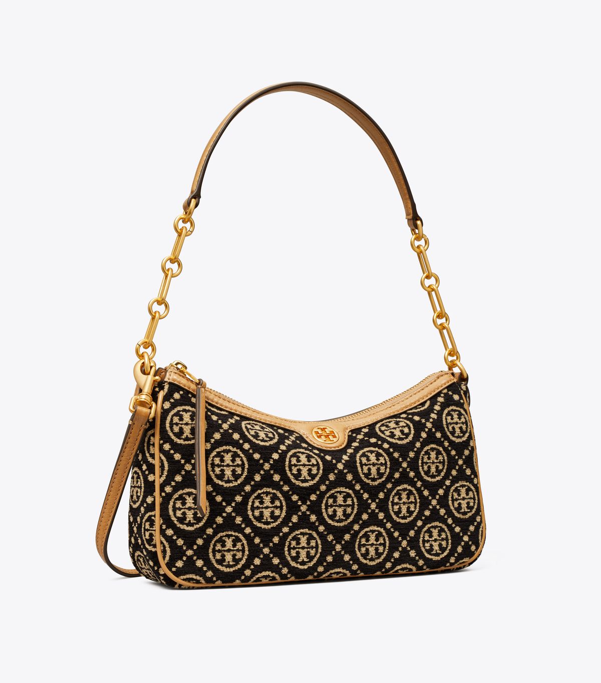 T Monogram Chenille Studio Bag