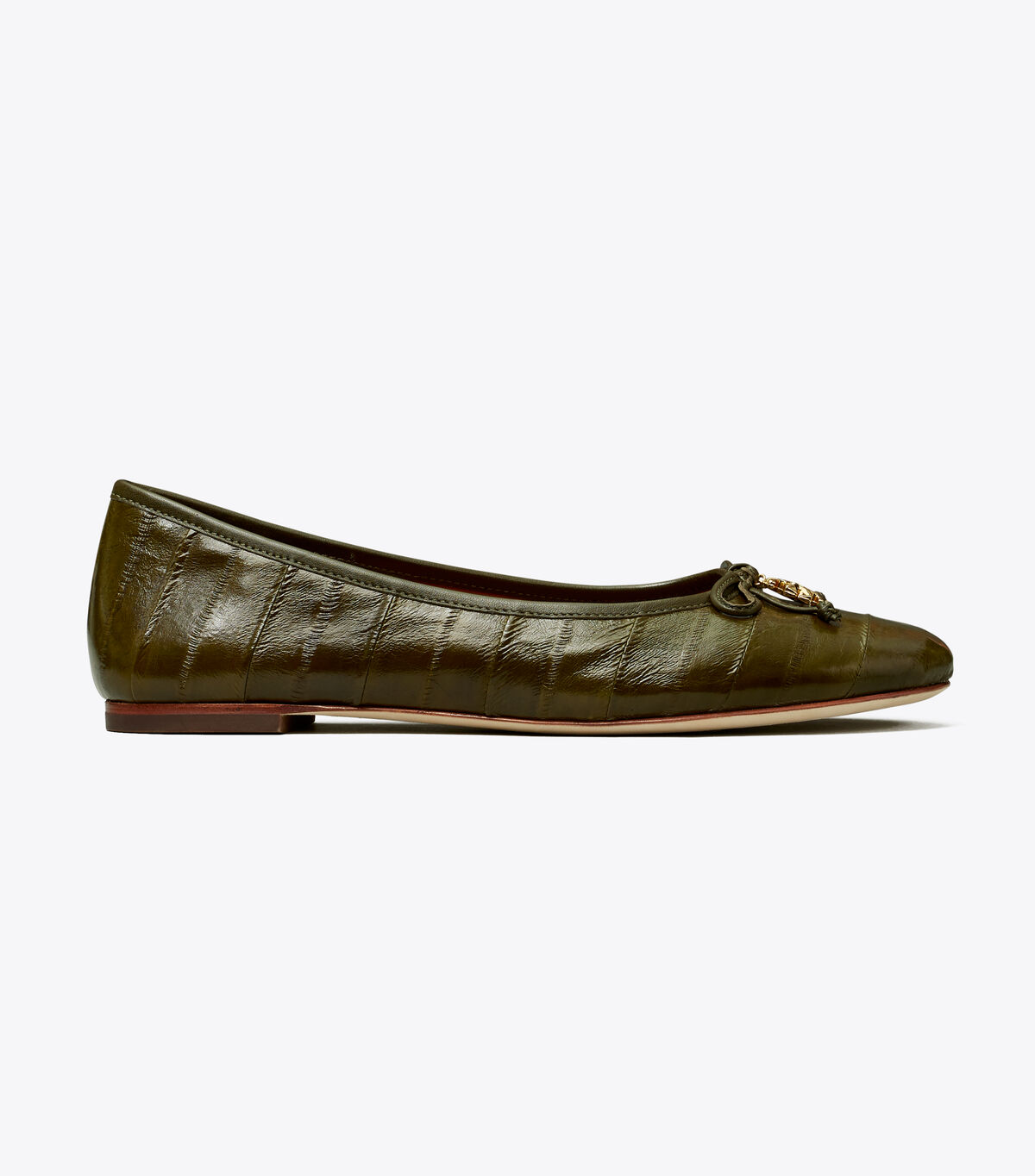 tory burch tory charm eel ballet flat