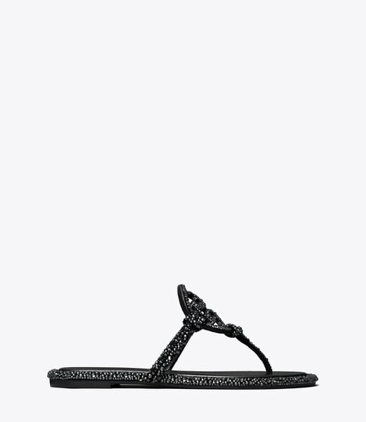 tory burch tb x bonbon miller knotted crystal sandal