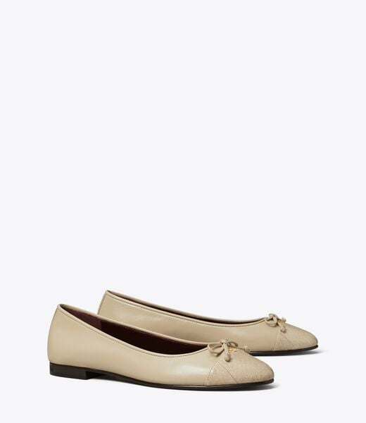 tory burch cap toe ballet