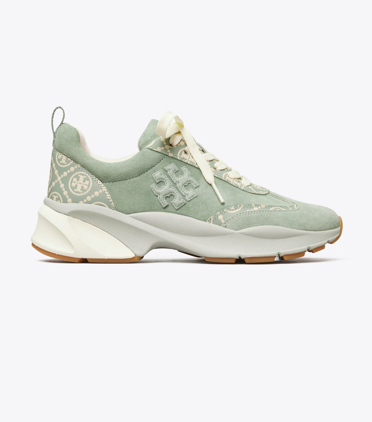 tory burch t monogram good luck trainer