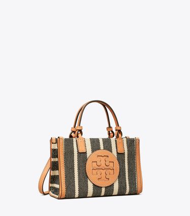 Mini Ella Striped Canvas Tote