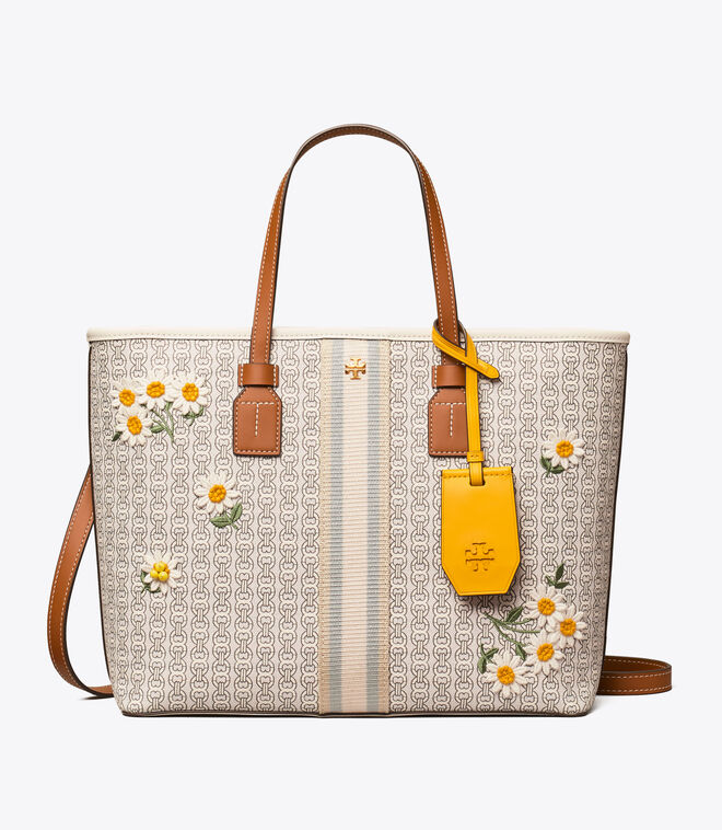 t monogram coated canvas small tote