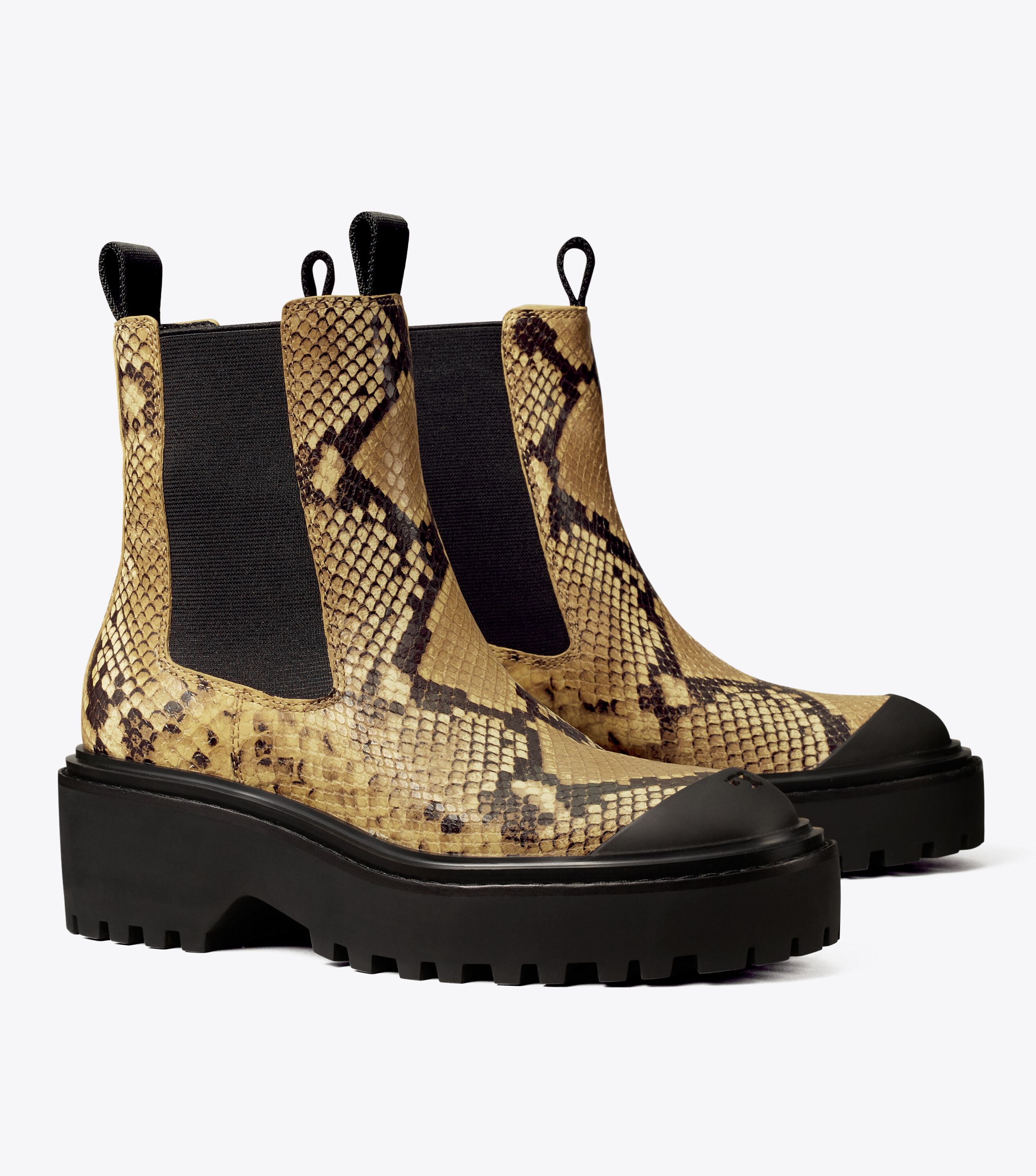 Tory burch clearance leopard boots