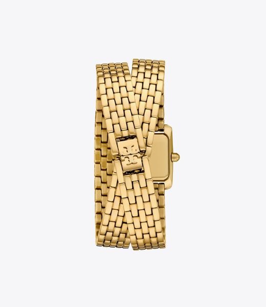 tory burch mini eleanor double wrap watch