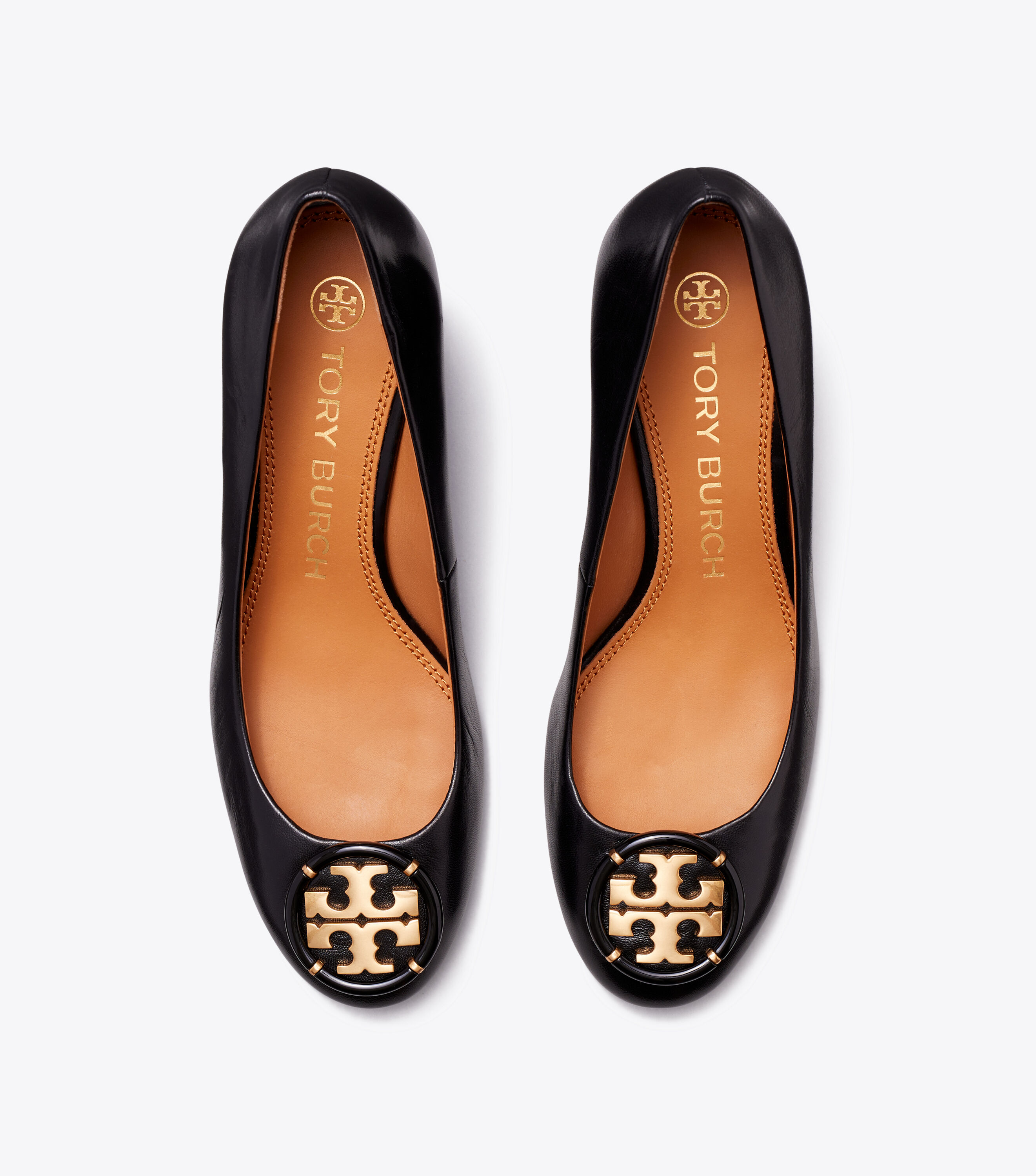 multi logo wedge tory burch