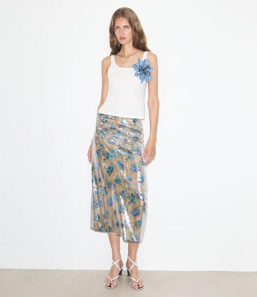tory burch sequin skirt