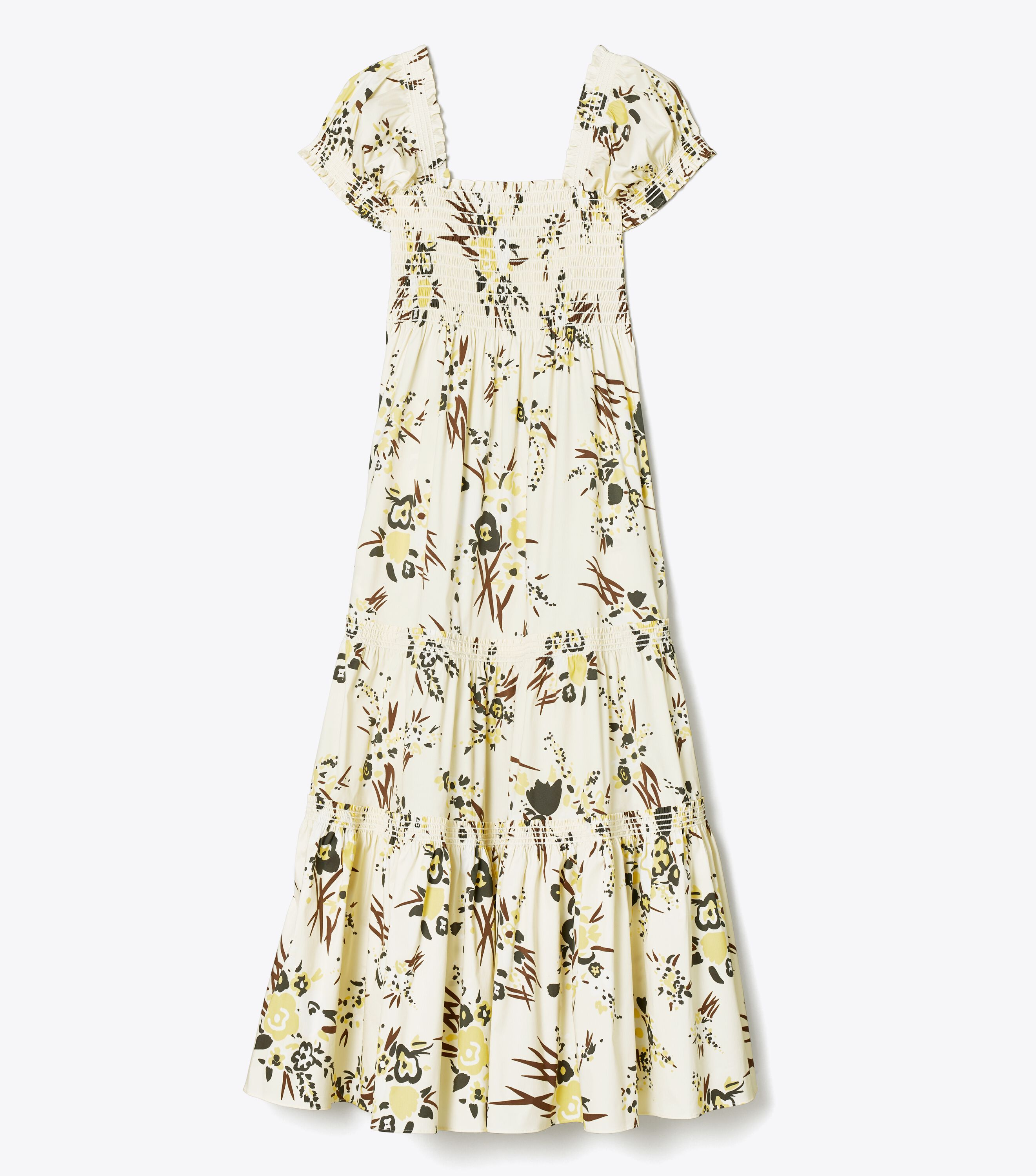 Tory Burch Printed Smocked Dress Tory Burch UAE